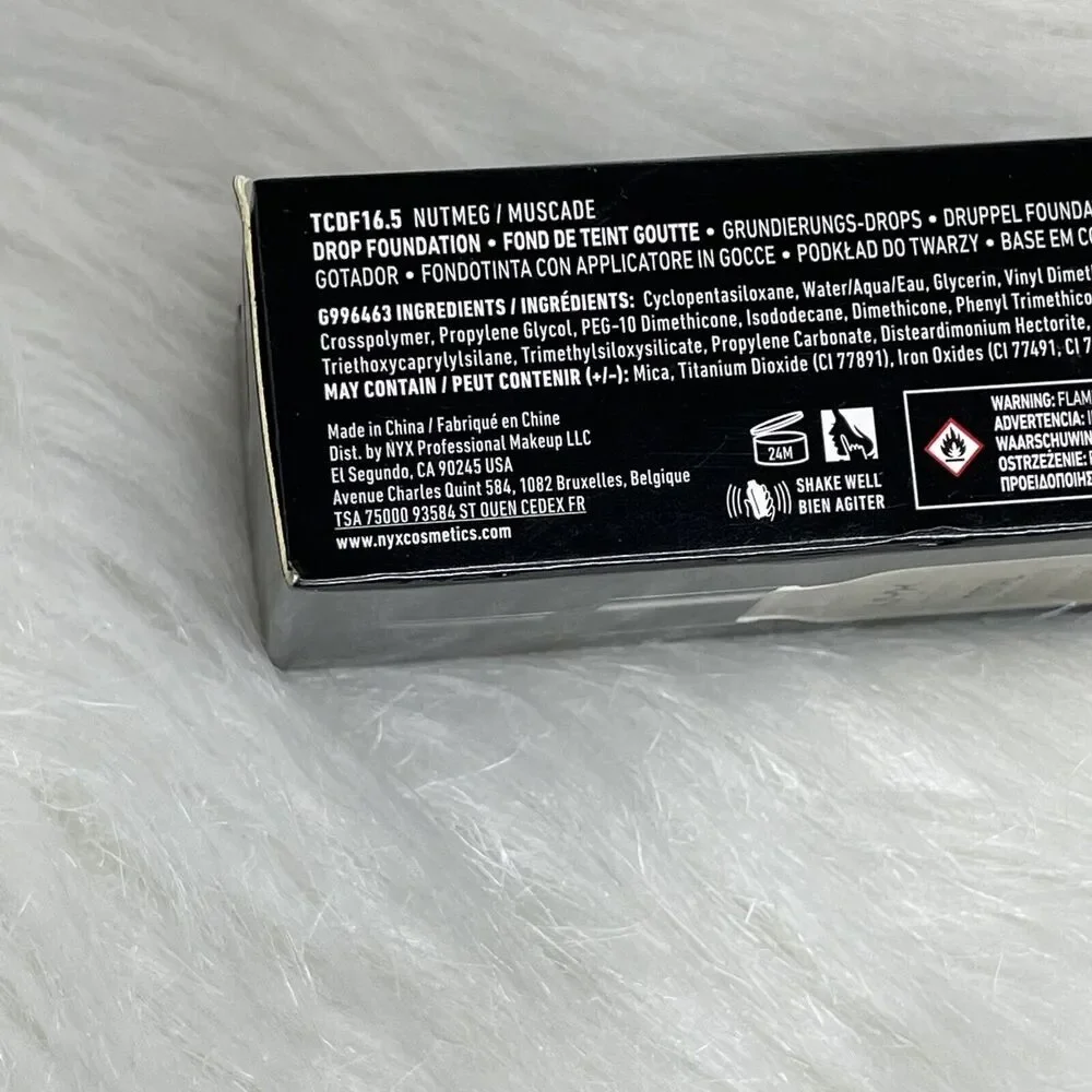 NYX Total Control Drop Foundation TCDF16.5 Nutmeg Face‎ Make Up